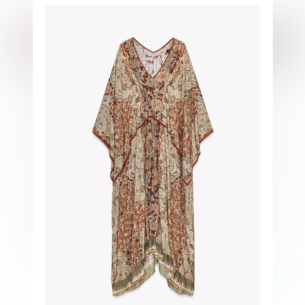 ZW COLLECTION PAISLEY CAFTAN DRESS - Picture 8 of 16